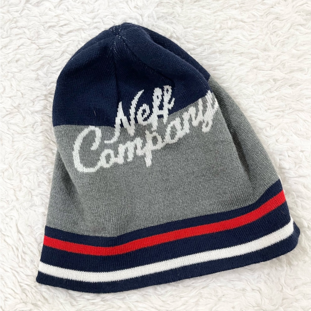 5 for $25! Neff Red White and Blue Beanie